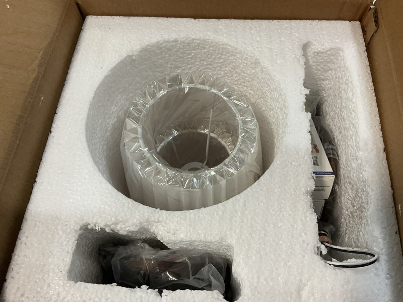 Condition photo showing New/Like New for mid century wall sconce set of 2 pleated fabric shade gooseneck farmhouse vintage wall light fixture oil rubbed bronze antique wall lamp for bedroom bedside living room bathroom hallway 2 packs