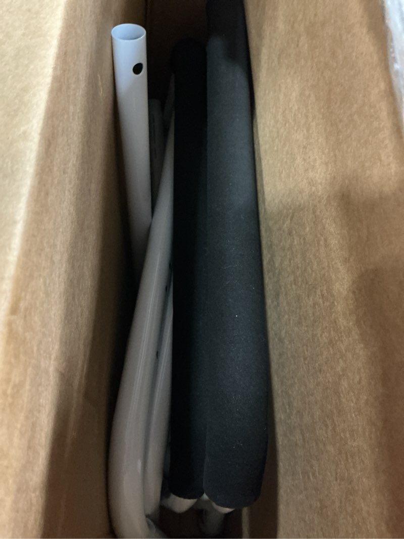 Condition photo showing As Is for Mybow Double Bed Rail, U Bar for Medical Bedside Safety Assisting Rails, Railing Support for Elderly Adults Under Mattress Handrail, Hospital Dual Bed Rails for Seniors Twin Full Queen Adjustable Rail 62"L × 20"W × 19"H