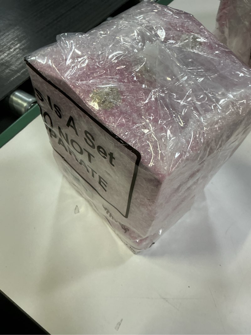 Condition photo showing New/Like New for Thyle Mini Halloween Wood Coffin Box Bulk 6 Inch Small Wooden Coffins Unfinished Funeral Box for Candy Treat Goth Jewelry Gift Party Favors Decorations(Pink,9 Pcs) Pink 9
