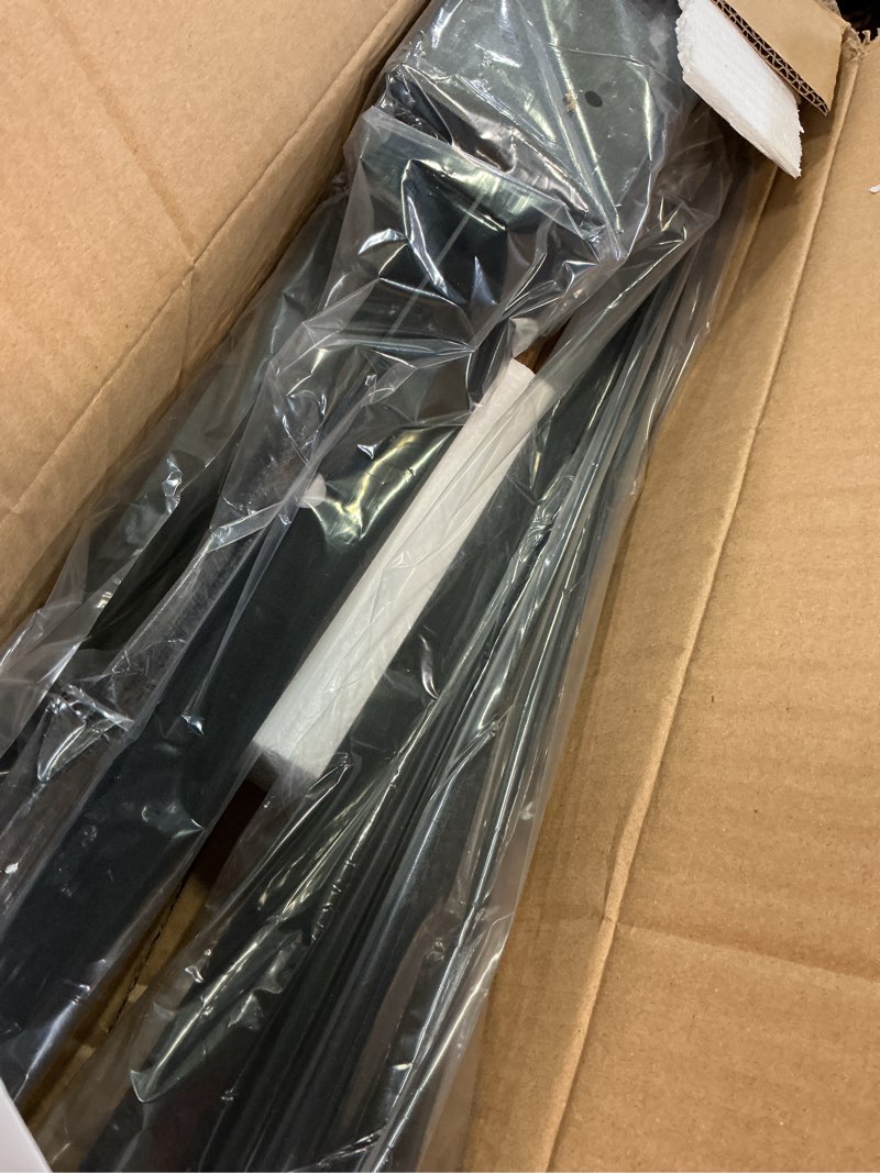 Condition photo showing Good Condition for 2 pack 4x4 fence post anchor ground spike – heavy duty 32" metal post base (fit 3.6"x3.6") black powder-coated for mailbox, deck, fence, railing 2 pcs 32 inch