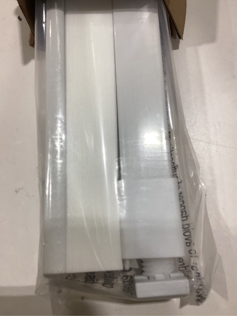 Condition photo showing Good Condition for LazBlinds Cordless Cellular Shades, No Tools No Drill Light Filtering Honeycomb Shades Pleated Blinds for Windows, 29'' W x 48'' H, White Light Filtering-white 29'' W x 48'' H