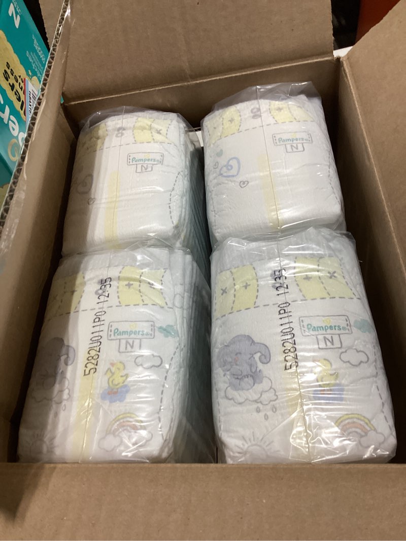 Condition photo showing Good Condition for Pampers Swaddlers Diapers Newborn - Size 0, 84 Count, Ultra Soft Disposable Baby Diapers