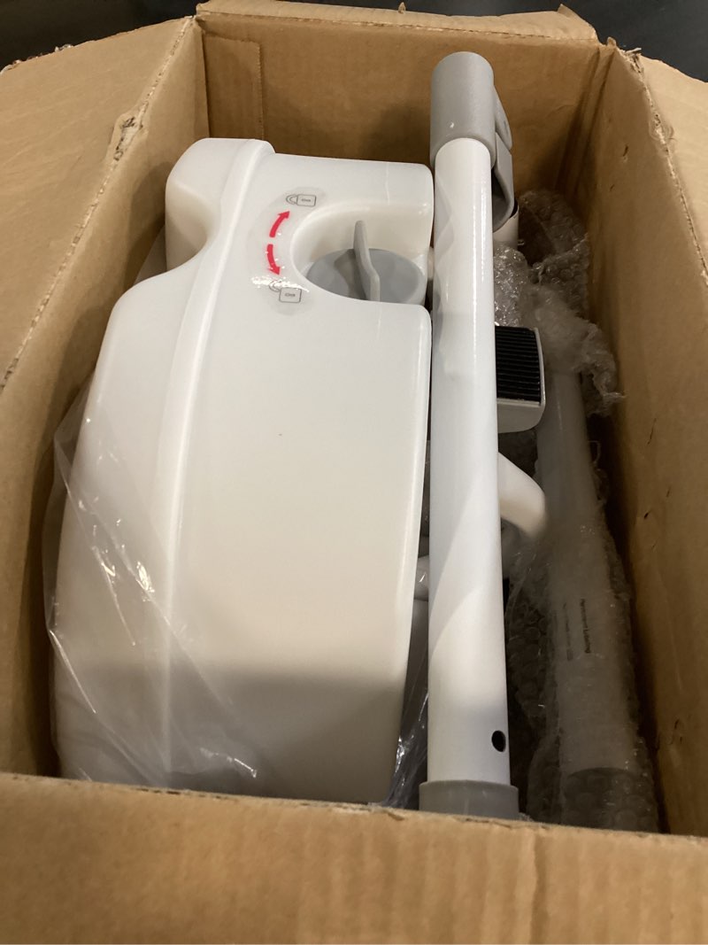 Condition photo showing Good Condition for raised toilet seat with handles for elderly - toilet seat risers for seniors with adjustable padded arms - elevated toilet safety seat for standard or elongated commode