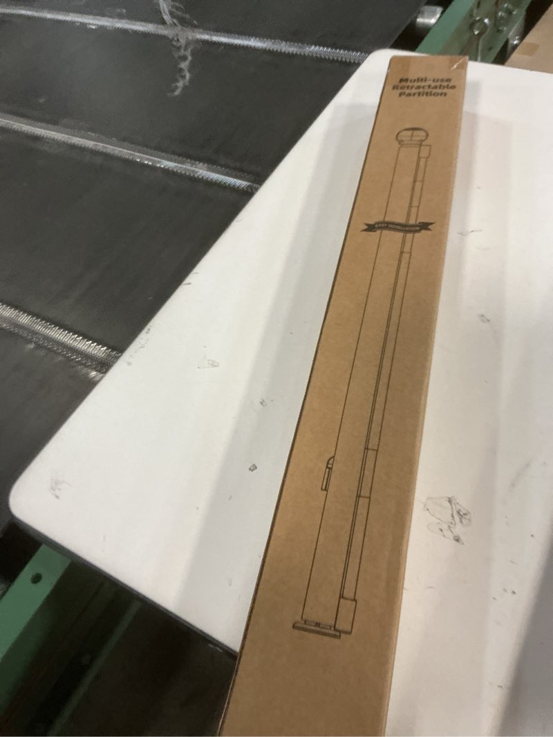 Condition photo showing New/Like New for Retractable Baby Gates for Doorways, Mesh Dog Gate for Stairs, Pet Gate Indoor, Extends to 55\\\" Wide 33\\\" Tall, Safety Toddlers Gates for Hallways, Indoor & Outdoor Use, Black