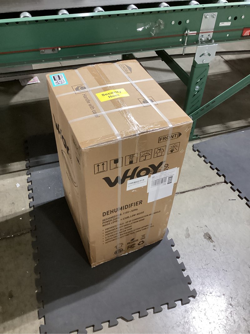 Condition photo showing New/Like New for Dehumidifier for Basement 6,000 Sq Ft, 120 Pints Max. Smart Compressor,Intelligent Humidistat, Smart App-Controlled with Darin Hose And App Control for Basement, Bathroom,Living room,Bedroom,Home Off-White