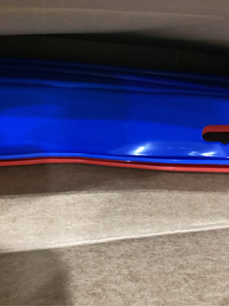 Condition photo showing Good Condition for Slippery Racer Downhill Xtreme Flexible Adults and Kids Plastic Toboggan Snow Sled for up to 2 Riders with Pull Rope and Handles 2 PACK BLUE/RED