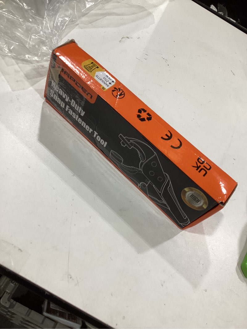 Condition photo showing Good Condition for Heavy Duty Snap Fastener Tool, Snap Setter Tool with 100 Sets 4 Color Boat Cover Snaps, Snap Repair Kit, Repairing Boat Covers, Canvas, Fabric, Tarps orange