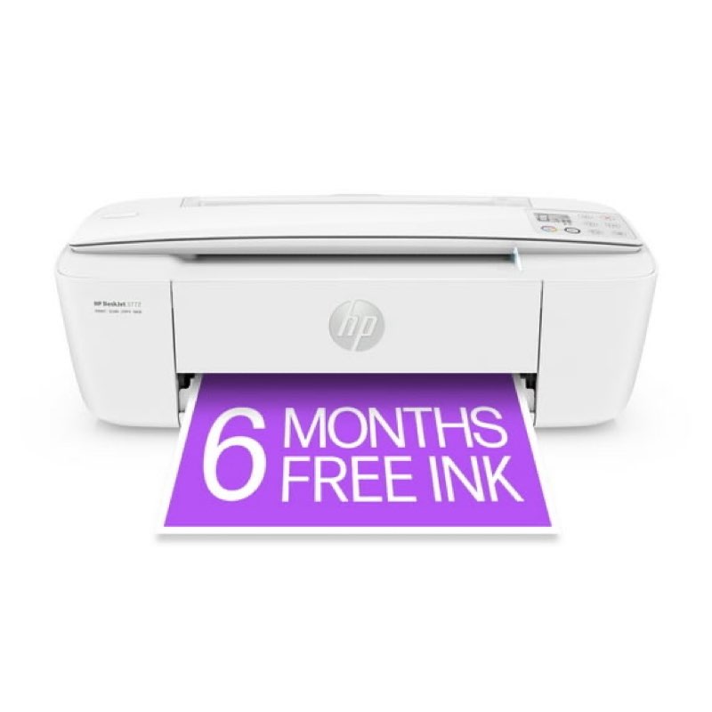HP DeskJet 3772 All-in-One Wireless Color Inkjet Printer - Instant Ink Ready