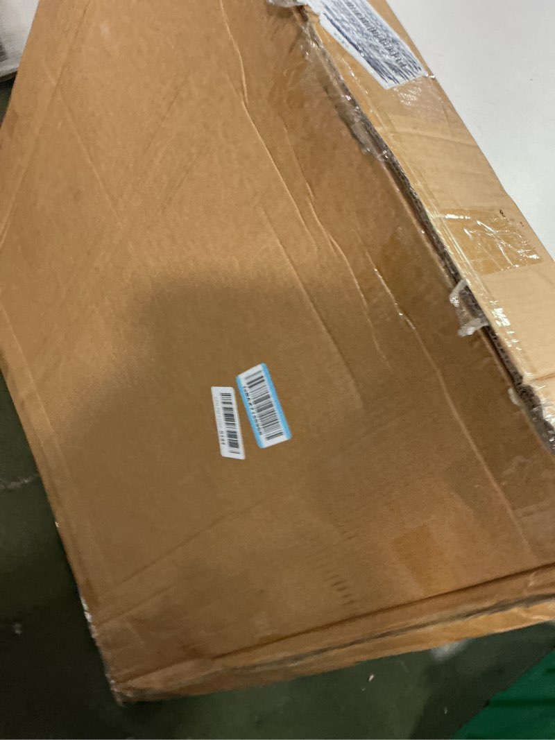 Condition photo showing New/Like New for 31.2" Tulip Dining Table, White, Perfect for 2-4 People, Mid-Century Modern Style, Round MDF Top with Sturdy Base for Dining Room, Living Room, Cafe 80cm