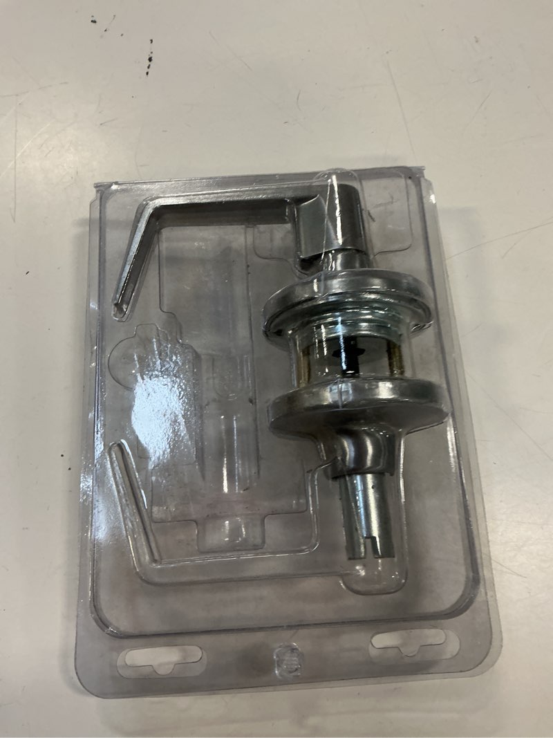 Condition photo showing As Is for Dynasty Hardware Spartan Design Grade 2 Commercial Duty Door Lever ADA, Satin Chrome Finish (Keyed Entry)