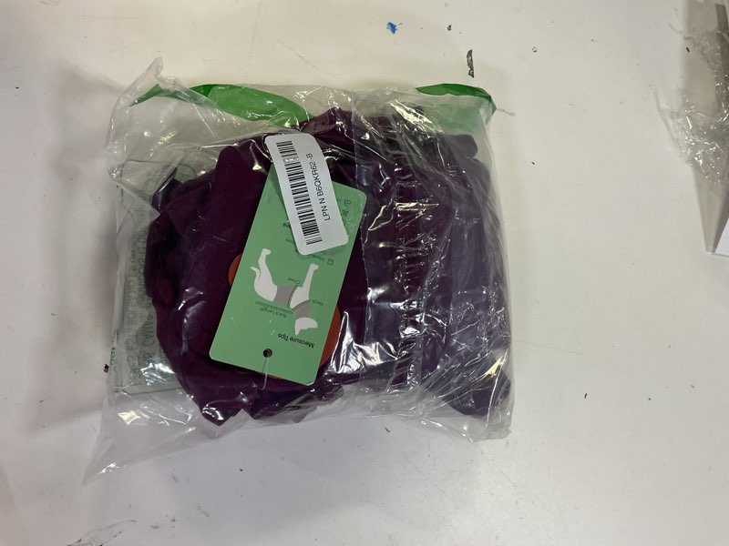 Condition photo showing New/Like New for kuoser dog surgery suit for back legs, dog rear leg sleeve to stop licking, female spay recovery suit for dogs after surgery, pet puppy surgical pants onesie for abdomen wounds skin disease x-large purple