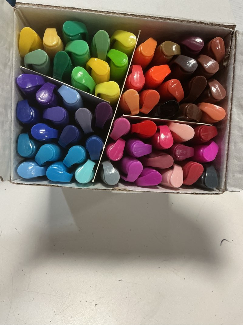 Condition photo showing Good Condition for sfaih 60 colors permanent markers - assorted vibrant colors, quick drying, fade resistant, alcohol-based fine point permanent markers for paper, plastic, wood, coloring, drawing doodling, waterproof