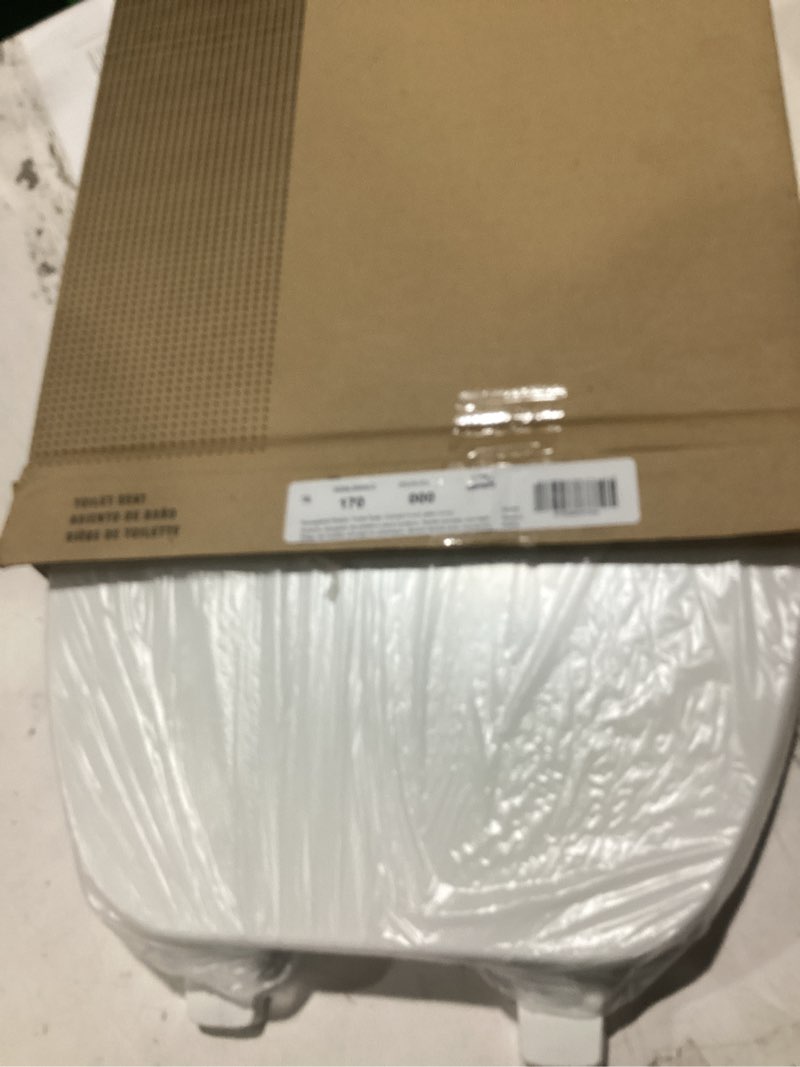 Condition photo showing New/Like New for bemis 170 000 toilet seat, elongated, plastic, white