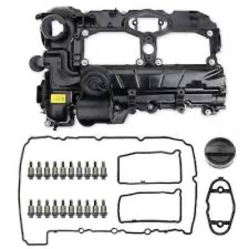 MITZONE N26 Engine Valve Cover with Gasket Bolts Kit & Oil Cap for BMW 2012/2014-2016 328i 328i xDri