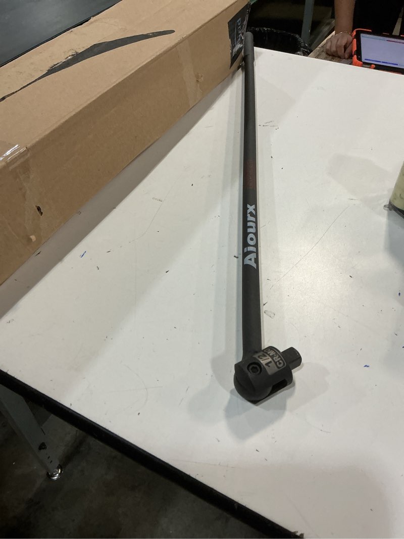 Condition photo showing Good Condition for 1/2" Drive 32 Inch Breaker Bar, Heavy Duty Head, Premium Chromium-Molybdenum Steel, Laser Etched Marking, for Grip and Break Loose Tight Bolts, Nuts 1/2" 32-inch