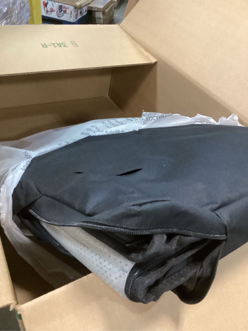 Condition photo showing Good Condition for Helteko Back Seat Extender for Dogs - Premium Car Seat Cover with Hard Bottom Holds 400 lbs, Waterproof Hammock for Pet (Black L, for Cars/Mid-Size SUV/Small Truck)