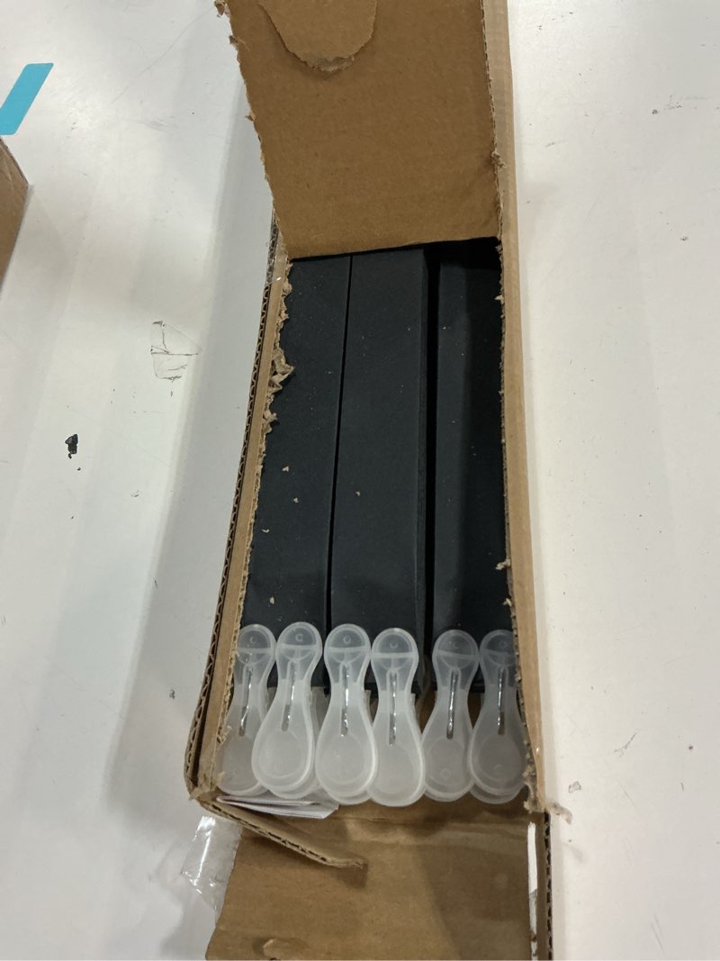 Condition photo showing Good Condition for MYshade 6 Pack Temporary Blackout Paper Shades for Windows,Paper Pleated Blinds with Adhesive,No Tools No Drilling Free Cut Size Temporary Room Darkening Shades(Black, 36" W x 72" H) Black 36"W*72"H - 6 PC