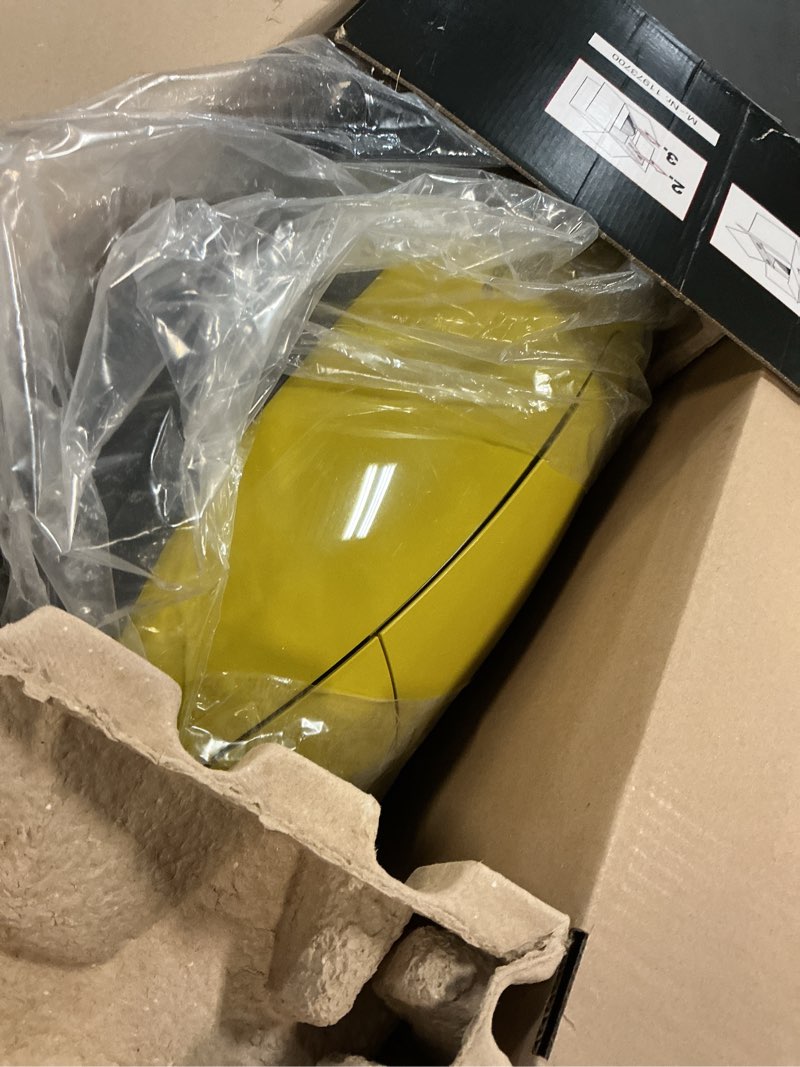 Condition photo showing Good Condition for Miele Complete C3 Calima Bagged Canister Vacuum Cleaner with Turbobrush floorhead, Suitable for Low-Medium Pile Carpet and Hard Floors, in Curry Yellow Miele Complete C3 Curry Yellow