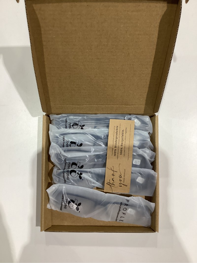 Condition photo showing New/Like New for PROFLEX SpareSpecs Reading Glasses (value 5 pack) - lightweight, impact resistant, scratch resistant, bendy, flexible, anti-slip, unisex (mens + womens) (Oval; BLK, GRY, BRN, RED, BLU; +1.5) Black, Grey, Brown, Red, Blue 1.5 Diopters