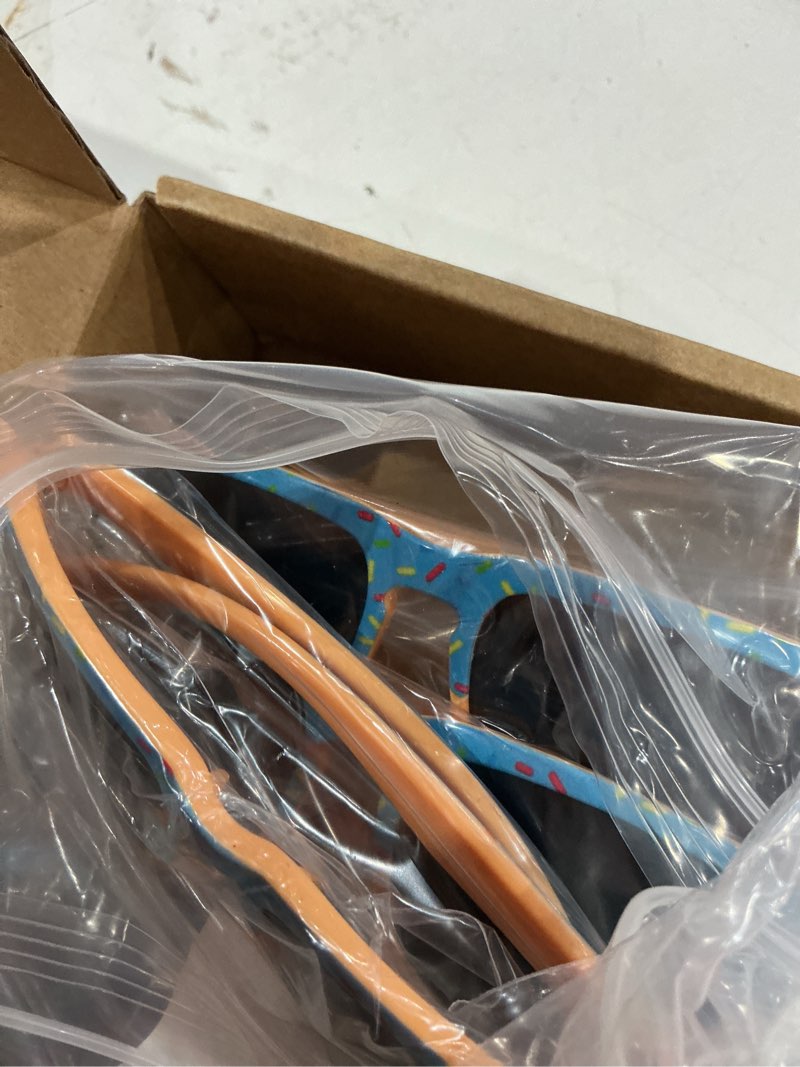 Condition photo showing Good Condition for 12 pack ice cream drip baseball sunglasses for kids party favors plastic sunglasses for summer pool beach accessories birthday gifts