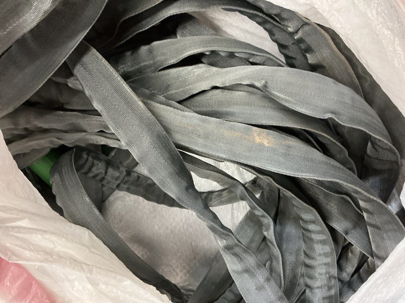 Condition photo showing As Is for 4 in. x 50 ft. heavy-duty ultra-light flexible burst-resistant kink-free garden hose for all-weather use