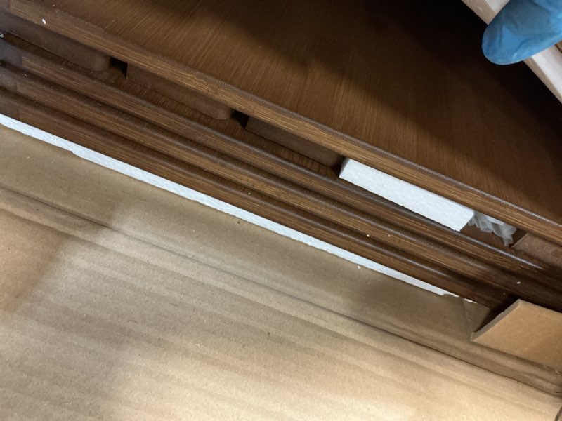 Condition photo showing Good Condition for wire shelf covers, bamboo wire rack covers for pantry, closet (4pcs, 22" w x 12" d) 22"w x 12"d 4