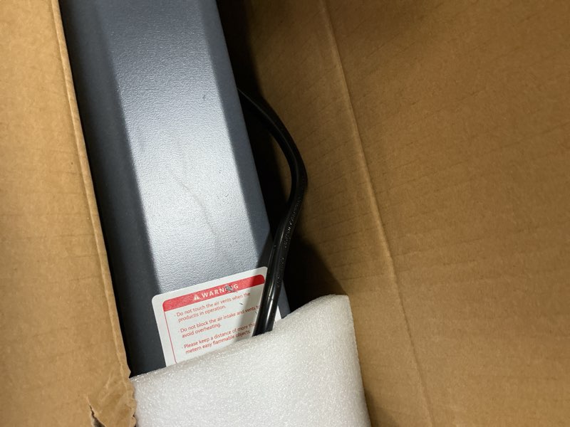 Condition photo showing Good Condition for Mica Infrared Space Heater, 1500W Portable Panel Heater for Indoor Use, Large Room, WiFi Smart App & Alexa Control, Fast Heating, Energy Efficient, Quiet, Black