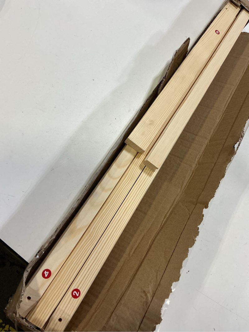 Condition photo showing Good Condition for nianfeng wooden easel stand for sign, easel display stand floor for wedding sign with adjustable tray, 63-inch, tripod a-frame poster light duty, welcome, art show & baby shower (natural)