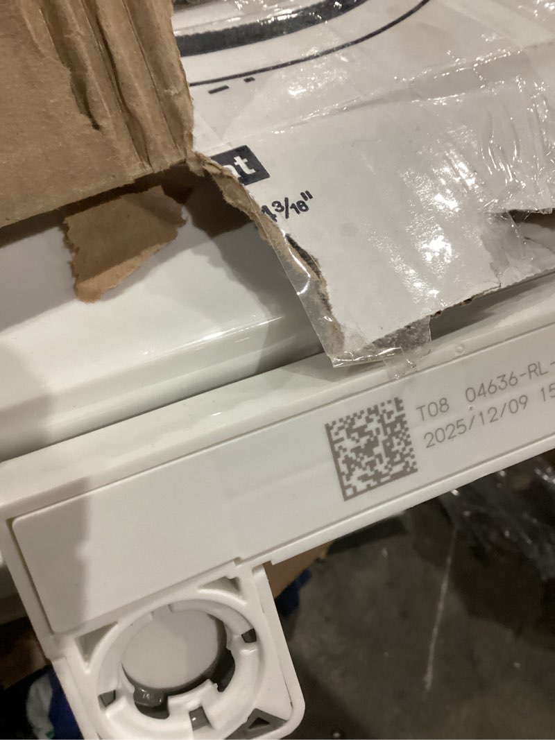 KOHLER 4636-RL-0 Cachet ReadyLatch Elongated Toilet Seat Slow Close, Soft Close Toilet Seat Quiet Li