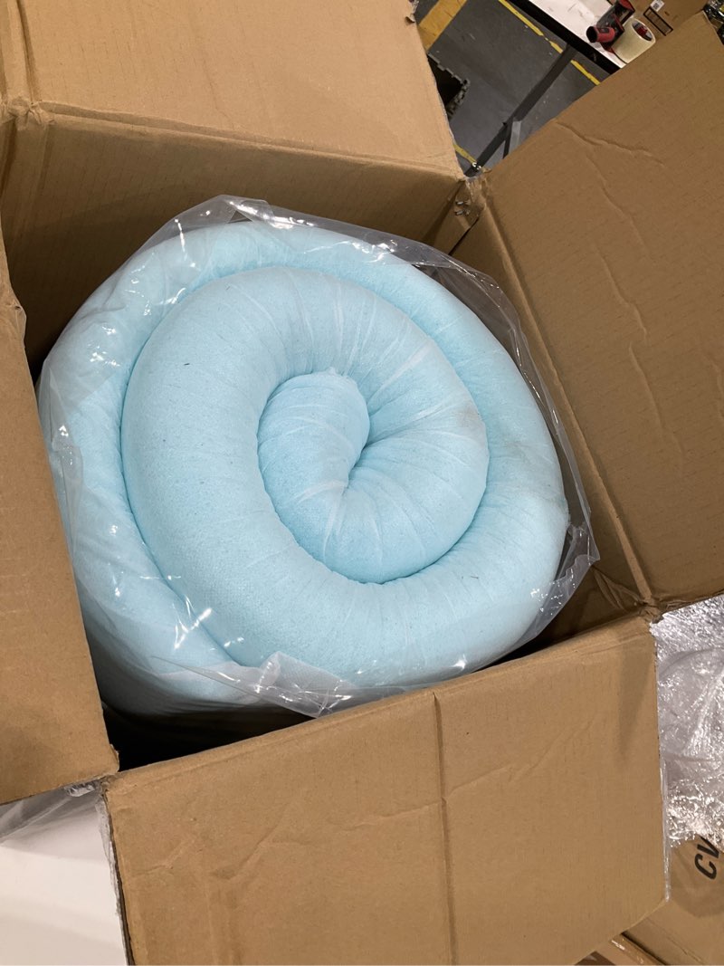 Condition photo showing New/Like New for linenspa memory foam mattress topper, king size - 3 inch gel infused memory foam - plush feel - cooling and pressure relieving - certipur certified king 3 inch classic gel