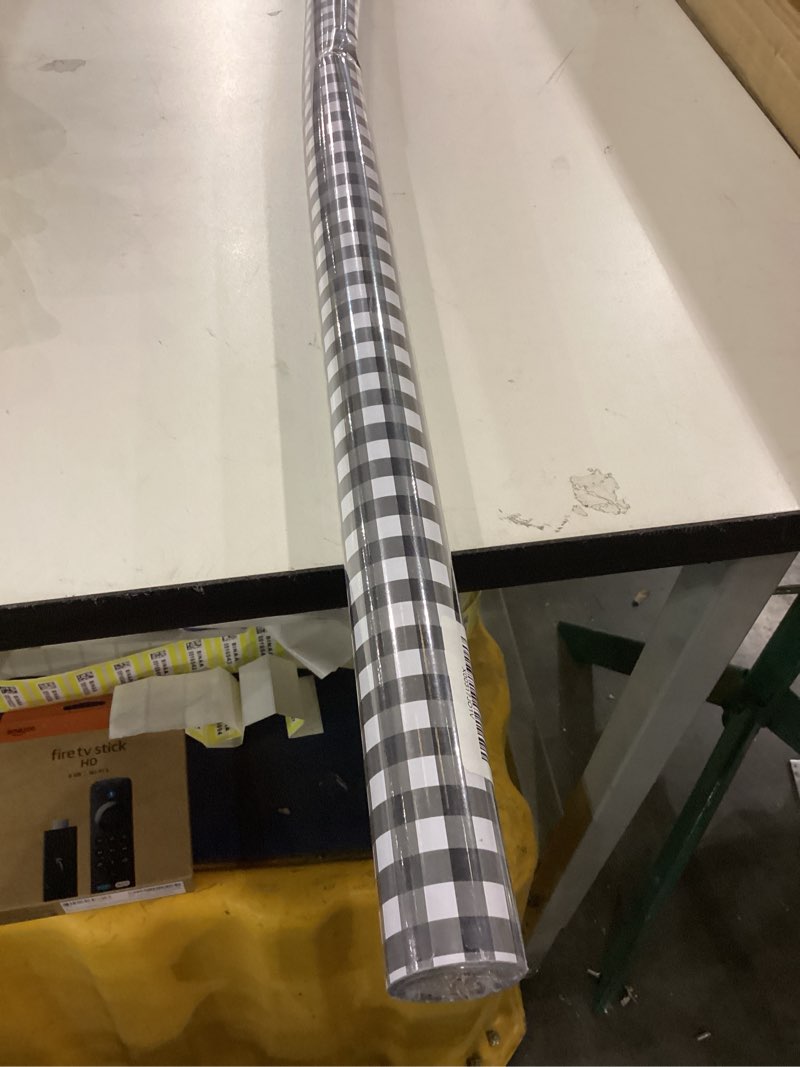 Condition photo showing New/Like New for WRAPAHOLIC 30 Inch Reversible Wrapping Paper Roll - Black and White Plaid Design for Birthday, Holiday, Wedding, Baby Shower and More Occasions - 30 Inch x 33 Feet Black 30 inches x 33 feet