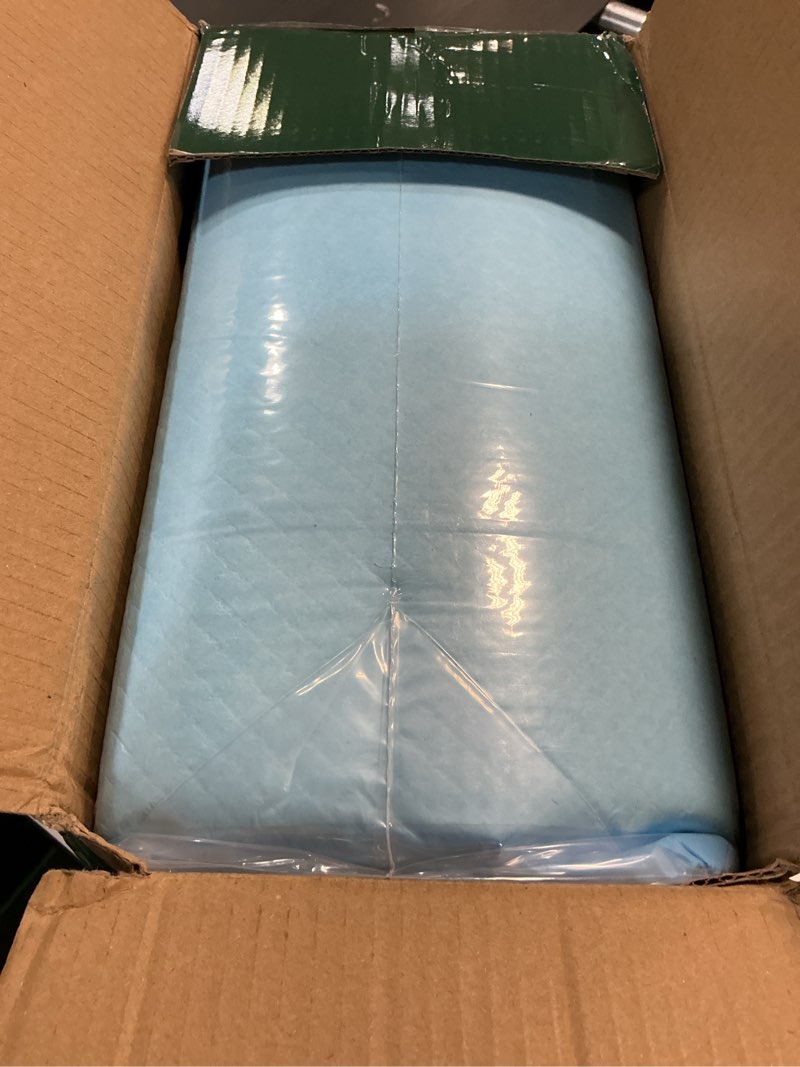 Condition photo showing New/Like New for Dog Pee Pads Extra Large 28"x34" - 100 Pack Super Absorbent XLarge Puppy Pads 100 Count Leak-Proof Disposable XL Pet Potty Training Pads for Dogs, Puppies, Doggy