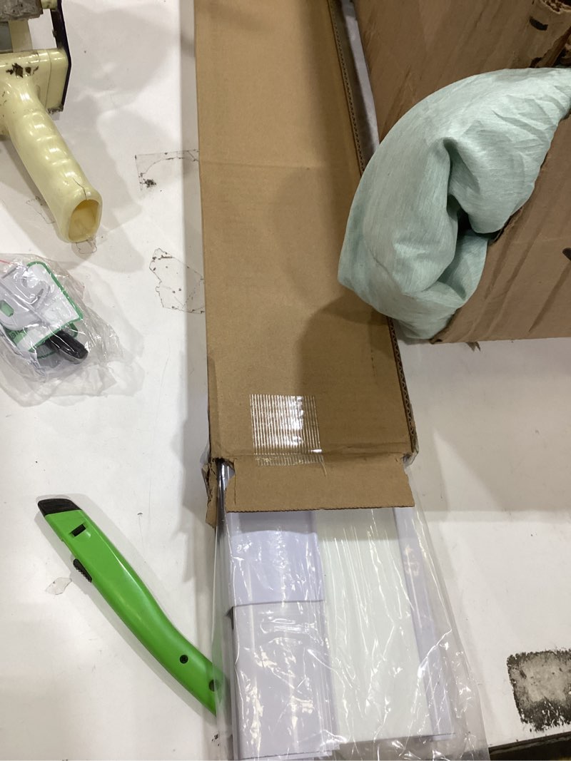 Condition photo showing New/Like New for tonature no drill cellular shades for indoor windows, thermal insulating & noise reducing honeycomb blinds, cordless free stop blinds light filtering, white, 28" w x 64" h 28"w x 64"h white(light filtering)
