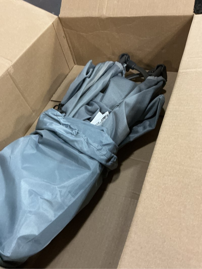 Condition photo showing Good Condition for daisy cot, xl foldable elevated dog bed, portable raised outdoor folding dog cots, cooling, chew proof, waterproof, heavy duty up to 160 lbs for camping/home, grey, 49"x 33"x7" gray x-large