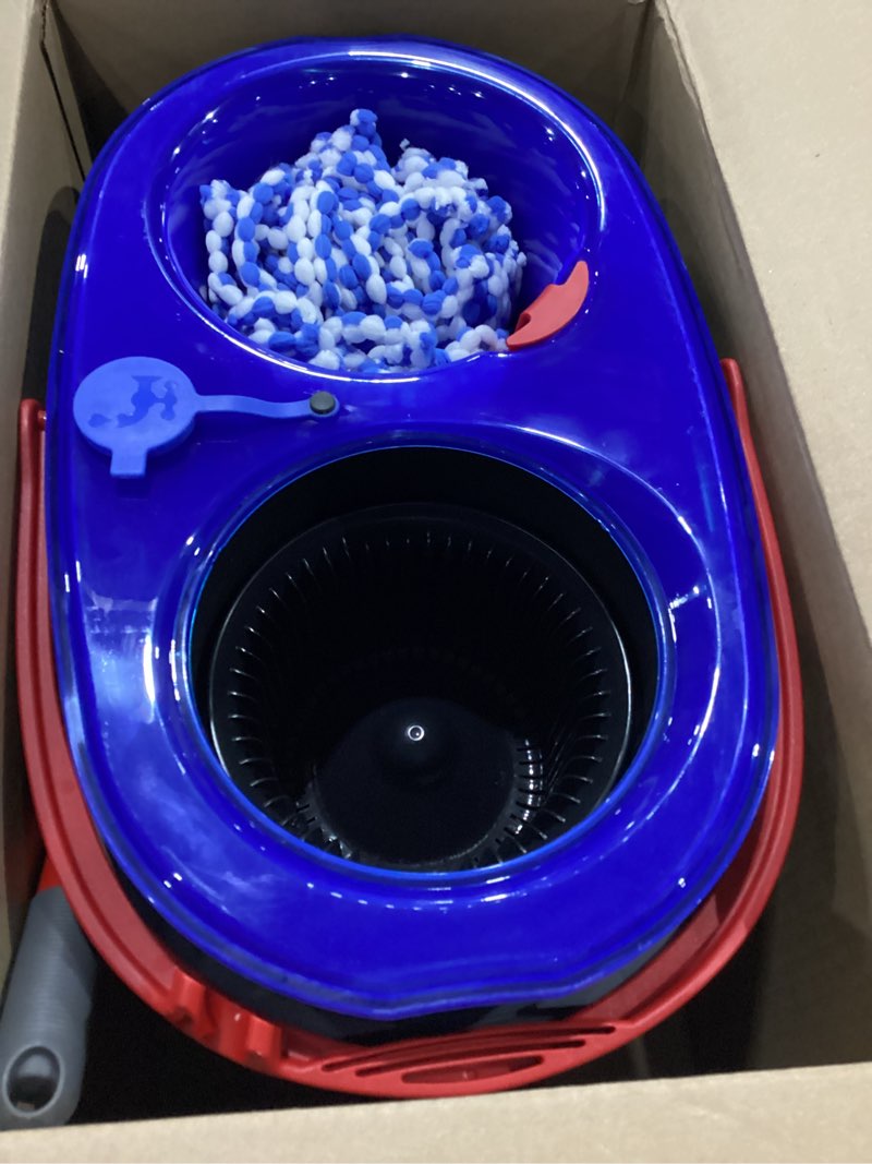 Condition photo showing Good Condition for O-Cedar RinseClean Spin Mop & Bucket System | Clean with Water | Removes 99% of Bacteria Plastic Rinseclean Spin Mop & Bucket Cleaning System