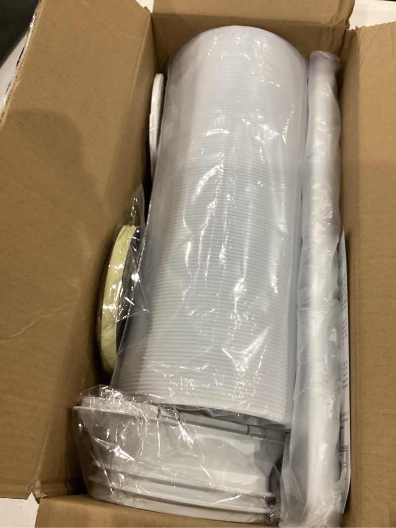Condition photo showing Good Condition for ninonly portable air conditioner window vent kit with 5.9"" exhaust hose, portable ac seal kit for sliding window with 4 plates, universal coupler fits 5.9 & 5.1 inch diameter exhaust hose, white 5.9 inches