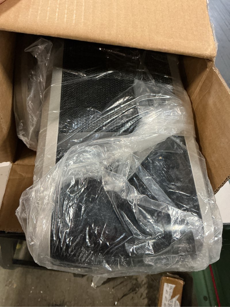 Condition photo showing As Is for Lasko Oscillating Digital Ceramic Tower Heater for Large Rooms, with Adjustable Thermostat, Timer and Remote Control, 29 Inches, 1500W, Black, 5586 Black 5586 Tower Heater space heater