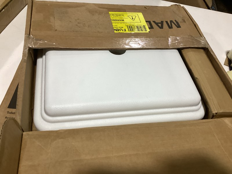 Condition photo showing As Is for us weight 40 pound umbrella base - weighted umbrella base for use with patio table – heavy duty base- made in the usa white