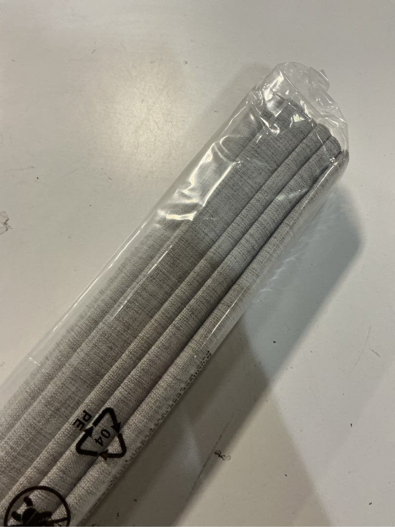 Condition photo showing Good Condition for lazblinds no tools no drill cordless roman shades for windows, blackout thermal insulated uv blocking window blinds, room darkening fabric blinds for indoor windows, 29'' w x 64'' h, grey blackout - grey 29" w x 64" h
