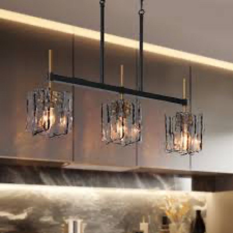 (Incomplete) Jaquille 4 - Light Dimmable Square / Rectangle Chandelier