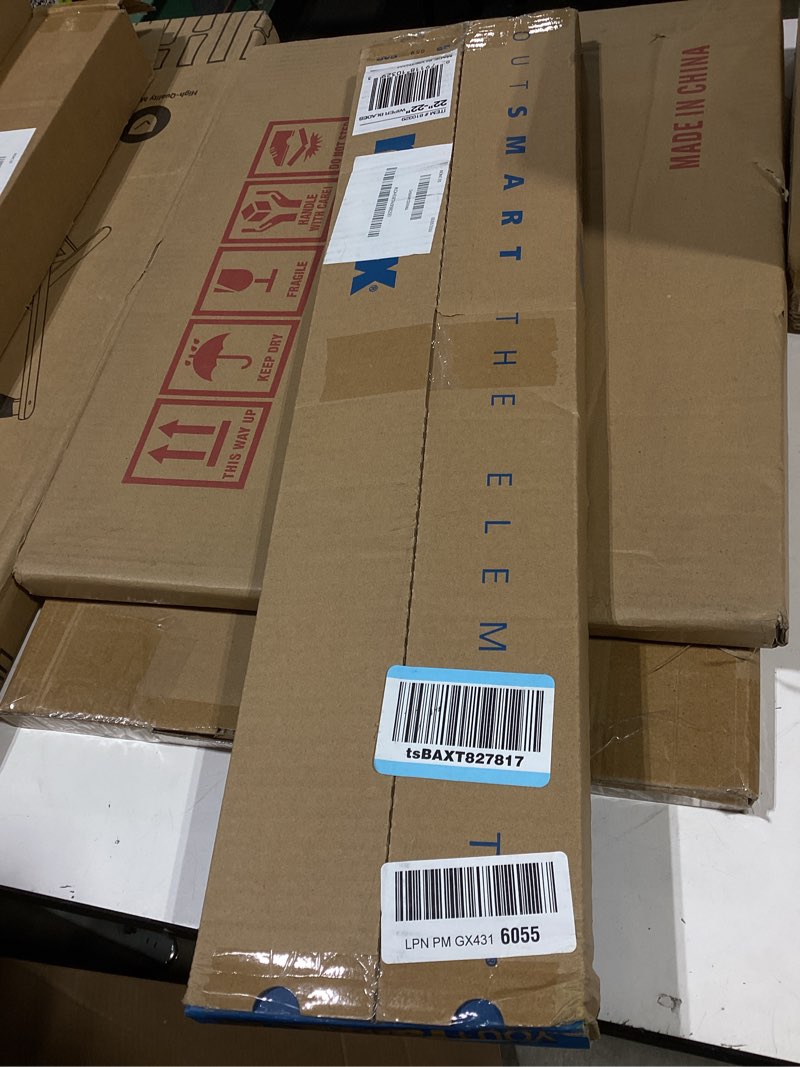 Condition photo showing As Is for rain-x 810329 total clear beam wiper blades 22" & 22" windshield wipers for all-weather performance, rubber squeegee for smooth clean wipe & quiet operation - 2 pack value 22" and 22" total clear