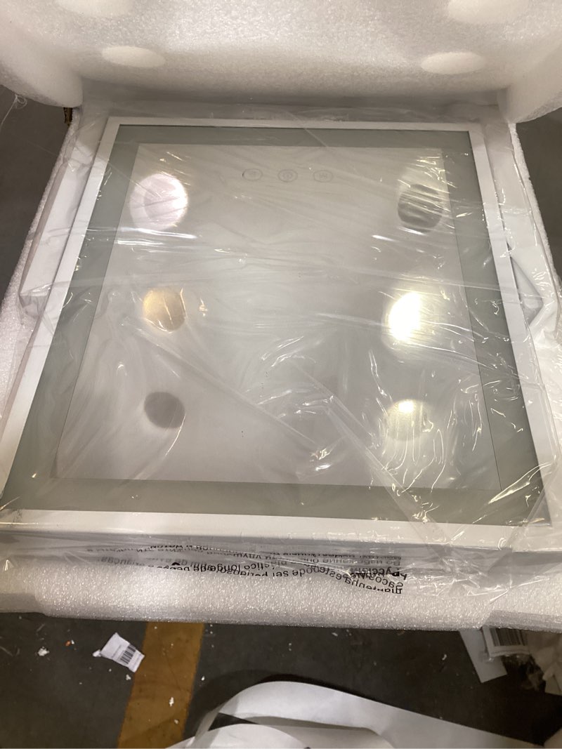 Condition photo showing New/Like New for vanity mirror with lights, 3-color dimmable & adjustable lighted makeup mirror with smart touch and 360° rotation white