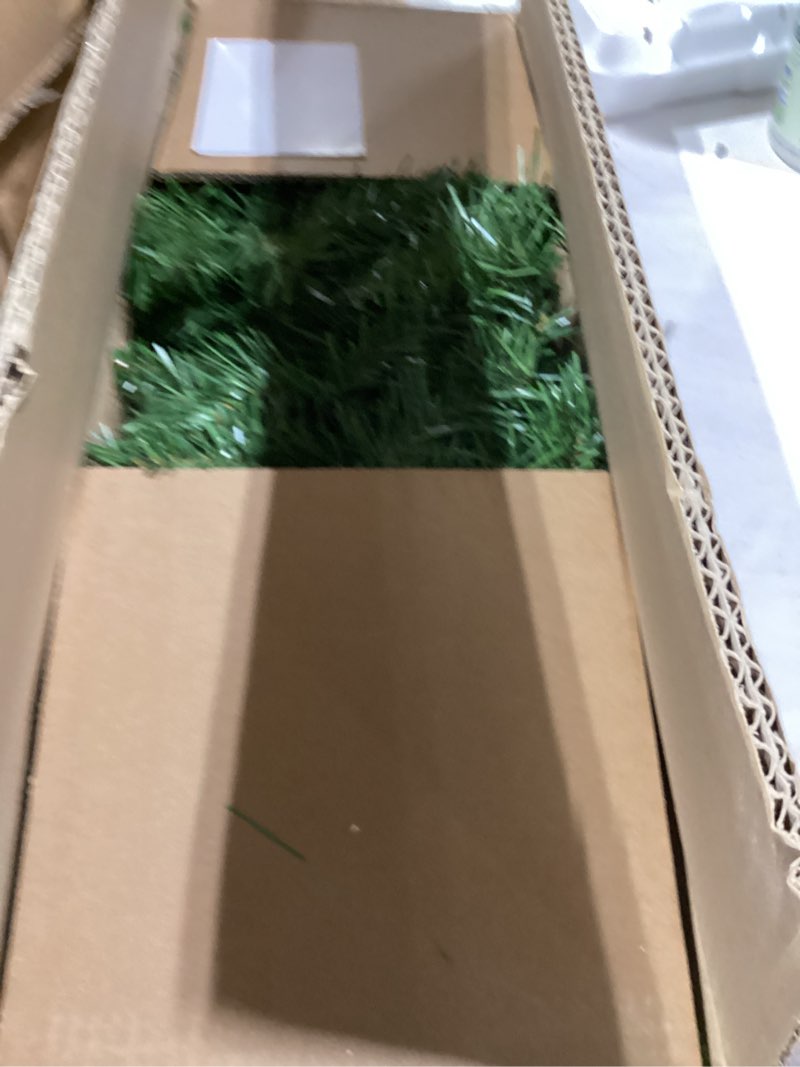 Condition photo showing New/Like New for National Tree Company 9 ft Unlit Winchester Pine Artificial Christmas Garland, Christmas Decoration with 200 Tips, Green