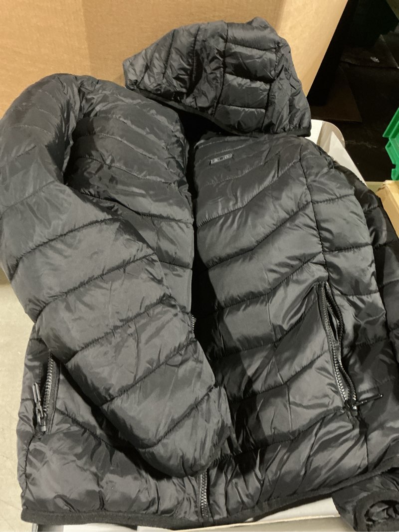 Condition photo showing Good Condition for ANTARCTICA GEAR Men's Heated Jacket with 12V 15000mAh Battery, Water-Resistant Winter Softshell Hooded Coat Large Black