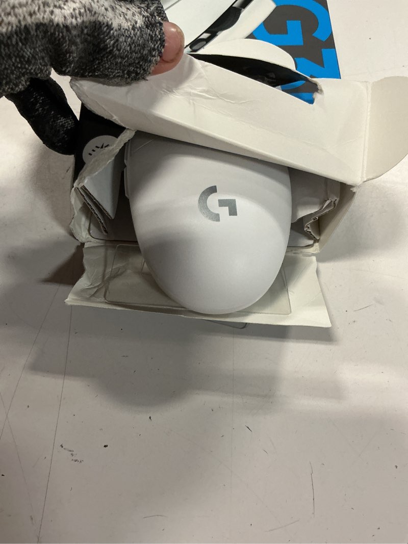 Condition photo showing As Is for Logitech G305 Lightspeed Wireless Gaming Mouse, Hero Sensor, 12,000 DPI, Lightweight, 6 Programmable Buttons, 250h Battery, On-Board Memory, Compatible with PC, Mac - White White Mouse