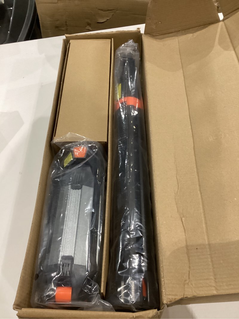 Condition photo showing New/Like New for gogonova 2025 Rechargeable Work Light with Stand, 4 in 1 Cordless Camping Light, 700/1200/2200 Lumens, 4000/6500K Dimmable LED Work Lamp with Detachable Tripod?Grey? 57 inches Gray