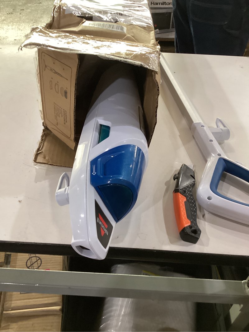 Condition photo showing As Is for Bissell Power Fresh Steam Mop with Natural Sanitization, Floor Steamer, Tile Cleaner, and Hard Wood Floor Cleaner with Flip-Down Easy Scrubber, 1940A PowerFresh Steam Mop