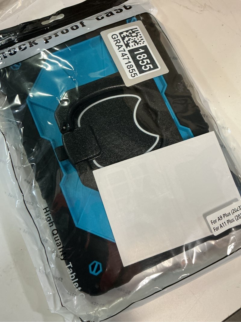 Condition photo showing New/Like New for case for samsung galaxy tab a11+/a9+ plus 11 inch 2026/2024, auorld rugged case for samsung galaxy a9+/a11+ tablet with screen protector 360 rotating stand shoulder strap pen holder, black blue