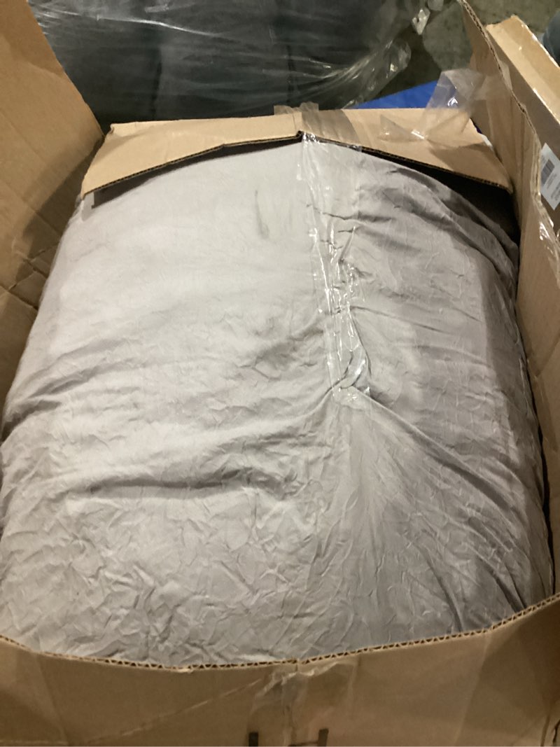 Condition photo showing As Is for higogogo memory foam body pillow, thickened large long bed pillow for adults, full body pillow with removable pillow cover(20x54 inch),beige