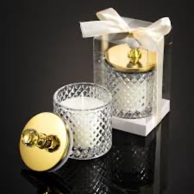 12 Pack Wedding Candle Favors for Guests in Glass Personalized Favors Candles Bulk Souvenirs Bridal Proposal Gift Thanks for Coming Wedding Party(Gold Style)